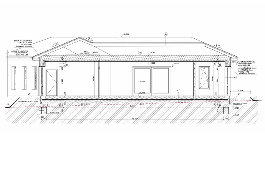 Namiwell infrapanely ukázka řešení rodinný dům - Obrázek 3